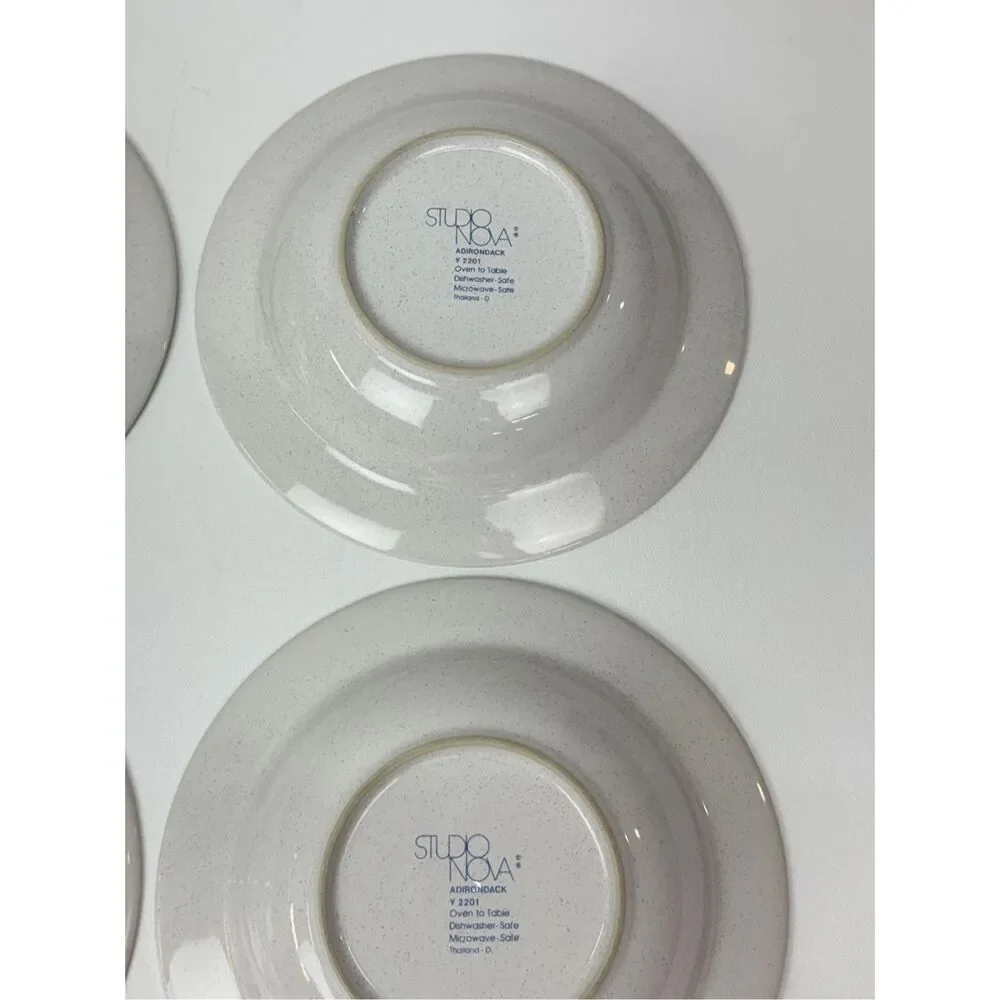 Studio Nova Adirondack Wide Rim Soup Bowls 8 1/4